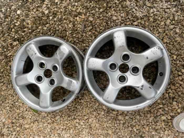 2 jantes foudre 4x108 15 pouces 0