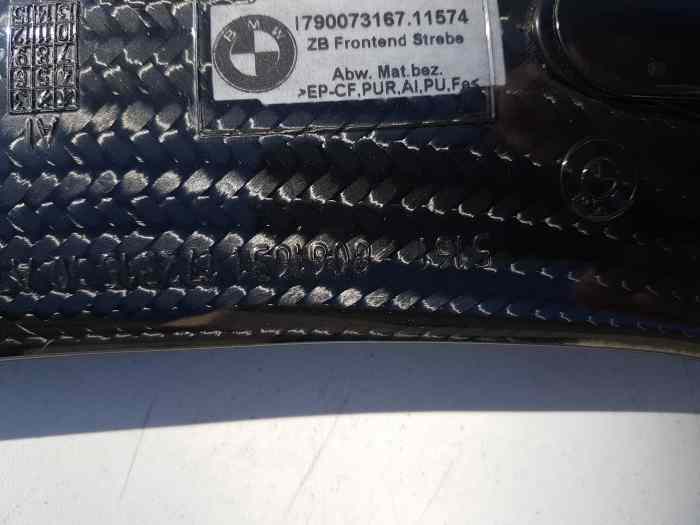 Barre anti-rapprochement BMW M4 M3 M4 raidisseur carbone 2