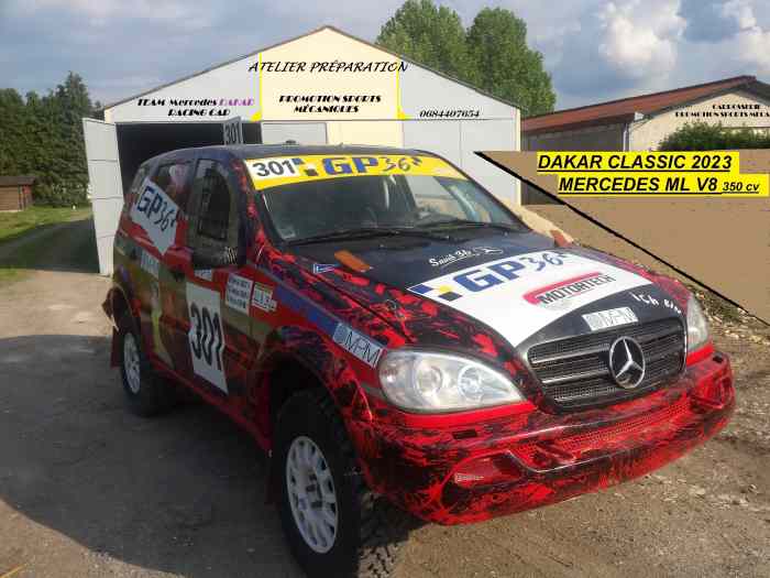 DAKAR CLASSIC 2023 LOCATION MERCEDES ML V8 2