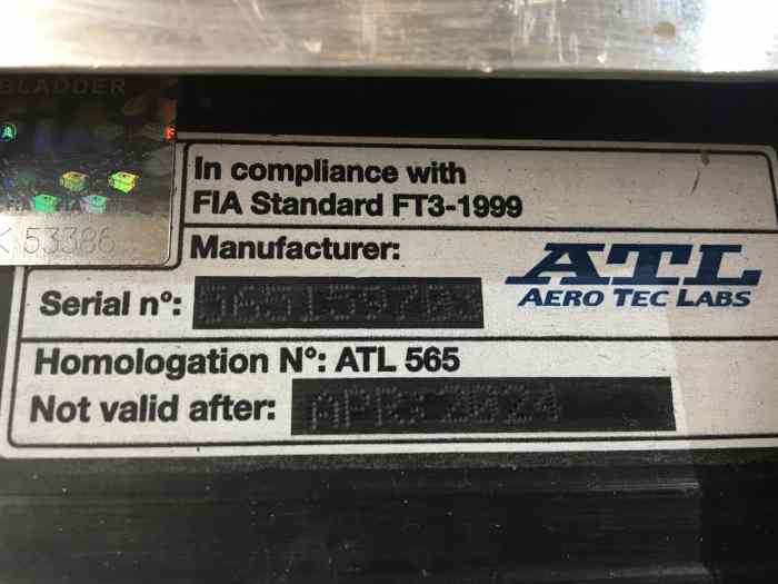 Vends réservoir carburant ATL 80L + caisson alu ATL – photo 2 sur 2