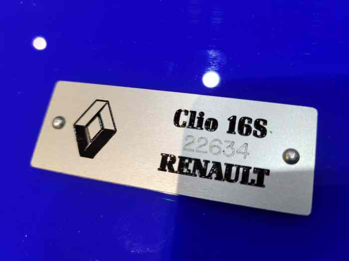 renault clio 16s tableau de bord alu m...