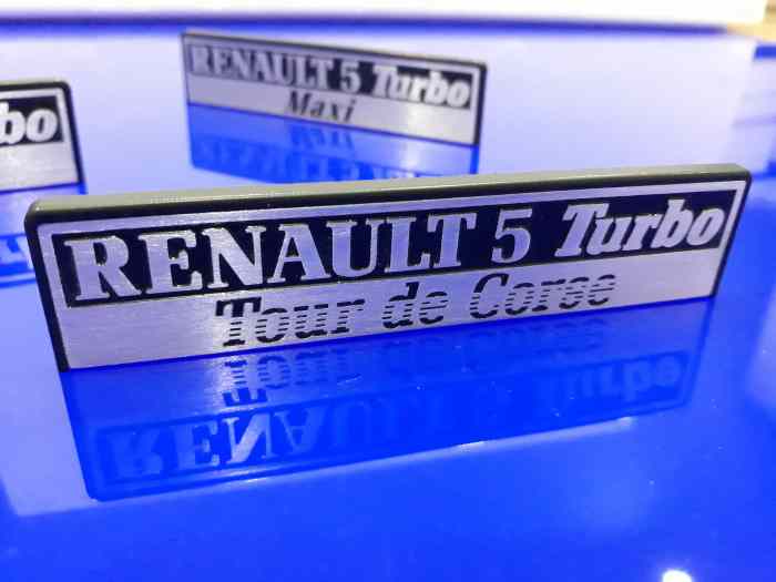 renault 5 turbo 1 tableau de bord monogramme TDC