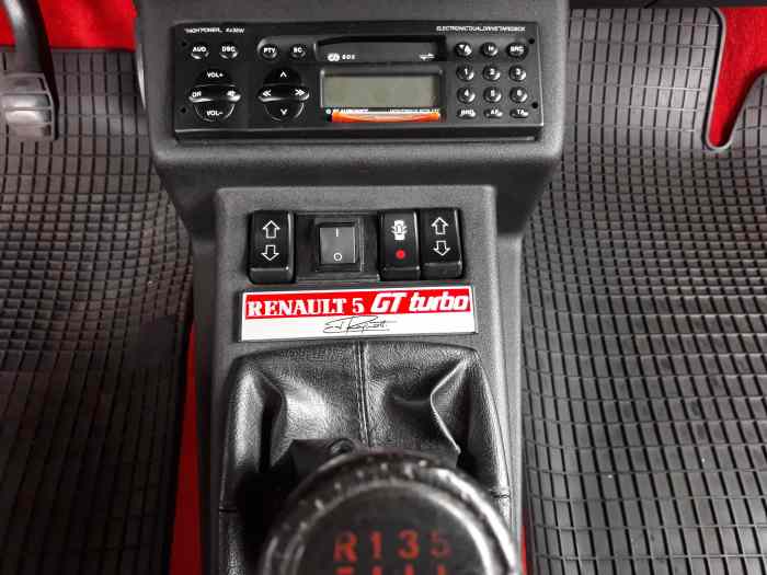 renault 5 gt turbo tableau de bord alu...