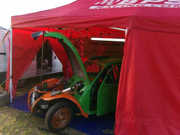 Recherche mécanicien pour assistance coupe de France 2cv cross 1