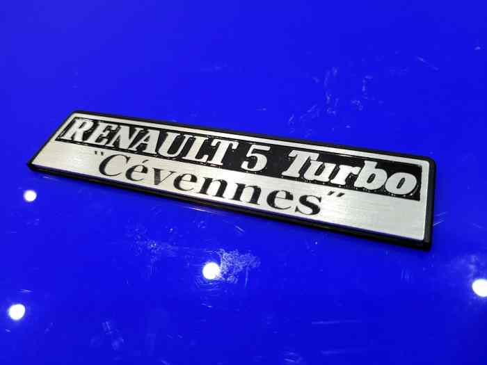 renault 5 turbo 1 tableau de bord monogramme cevennes