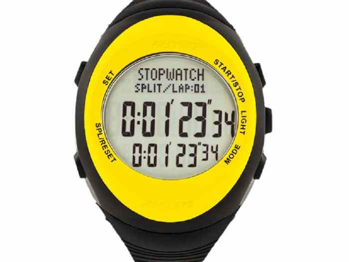 Montre copilote FASTIME Noir & Jaune