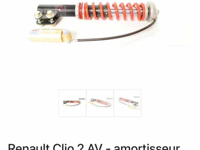 Amortisseur Proflex 3 voies clio 2 rs