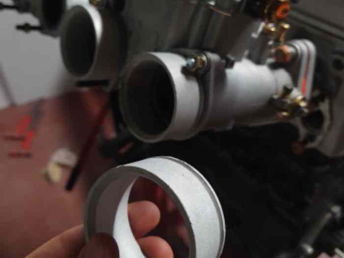 4 cornets alu pour carbus / injection 48 mm 0