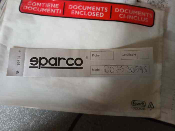 arceau MULTIPOINTS SPARCO RAC 206. 3