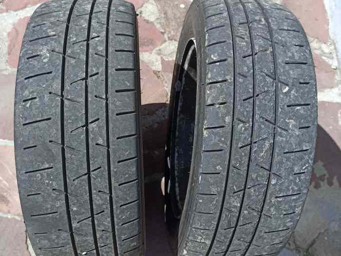 8 pneus hanckook 17/56/14 sur jantes 106 rallye 1