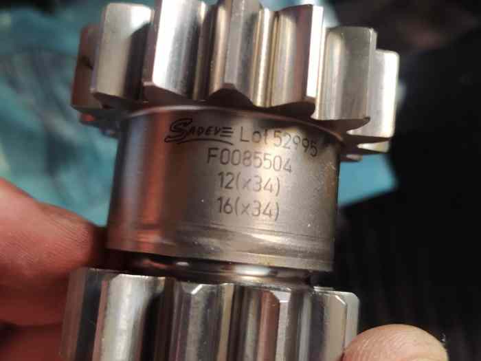 lot de pièces SADEV boite ST75-14 Renaul clio 2/3 cup 3