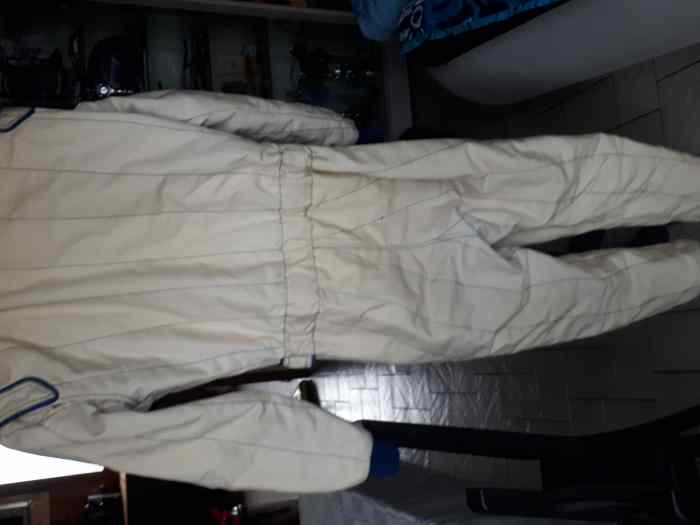 combinaison de rallye sparco blanche écru taille 48 1