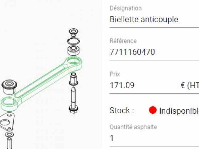Biellette anticouple Clio r3 1
