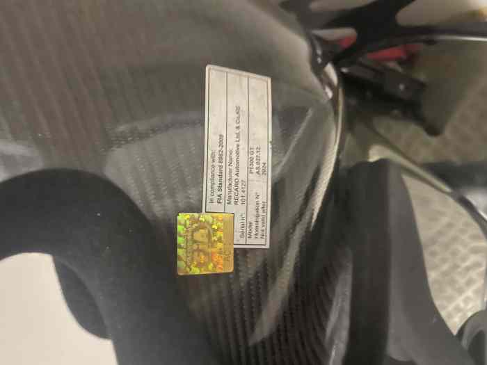 SIEGE BAQUET PORSCHE 991 CUP 1