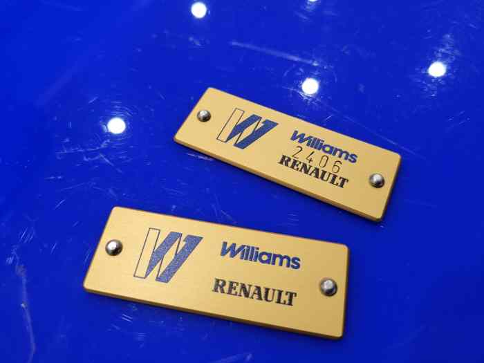 renault clio williams 2.0 1.8 16v tableau de bord alu monogramme 3