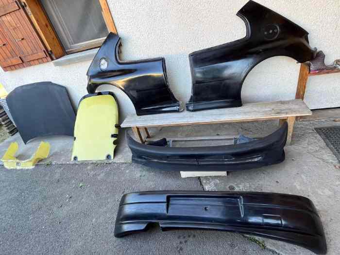 Piece en fibre de verre, carbone, kevlar, carbone kevlar 5