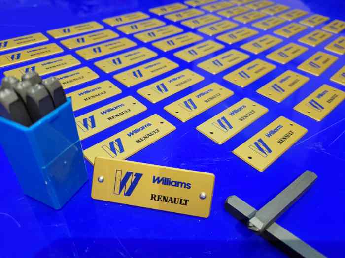 renault clio williams 2.0 1.8 16v tableau de bord alu monogramme 4