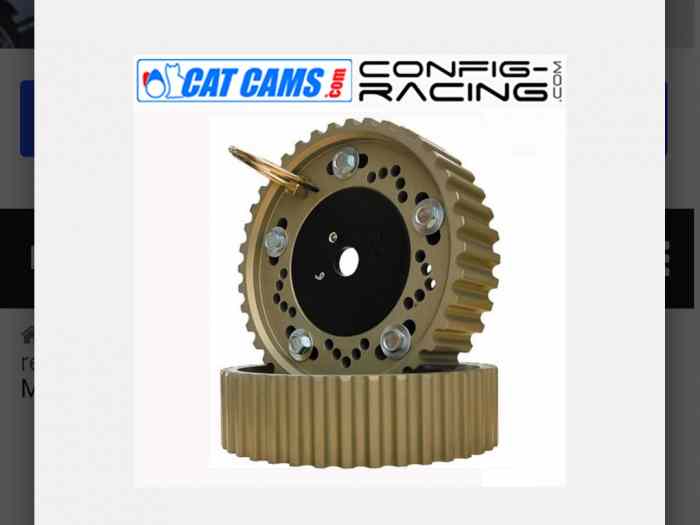 Poulies réglables catcams f7r