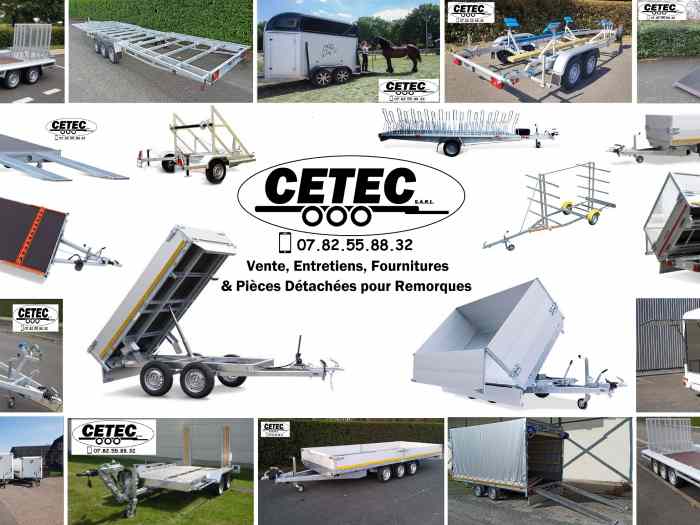 Remorque Porte Voiture Inclinable 4.50M 5