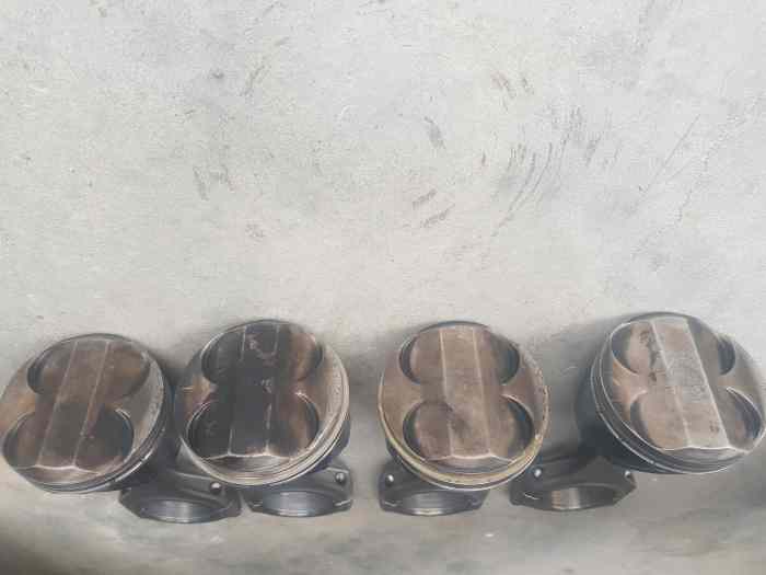 4 bielles pankl et pistons pour fiat novamotor 2