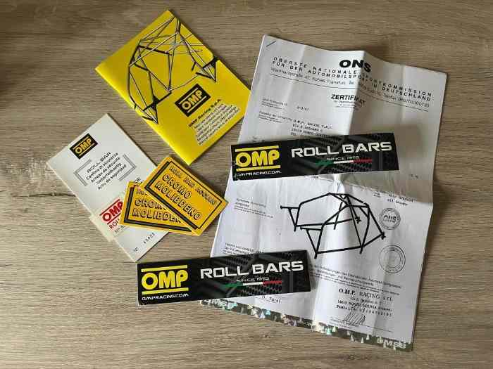 Papier homologation arceau OMP 106 0