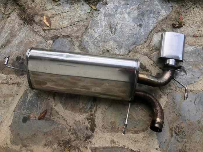 VENDU silencieux inox Peugeot 206 RC