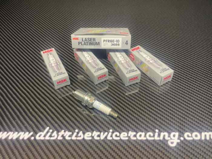 Lot de 4 bougies NGK PFR6E-10