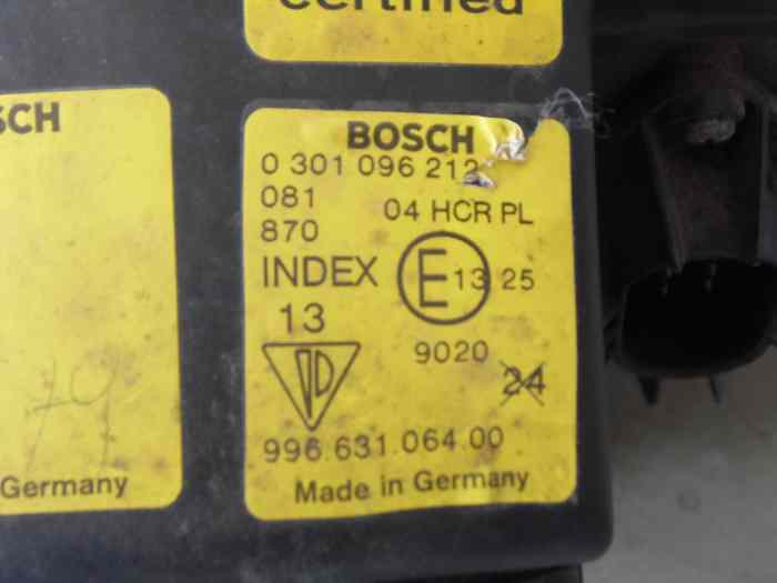 PHARE AVANT DROIT 99663106400 PORSCHE 996 & 986 3