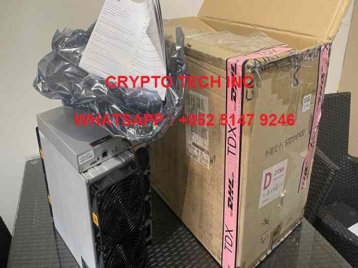 New Bitmain Antminer KA3 (166Th) 3154W + PSU in Carton 1