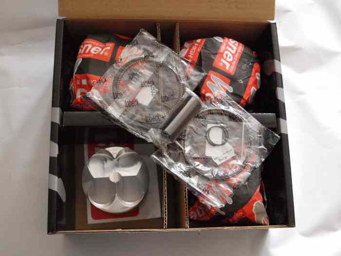 Kit Pistons forgés WOSSNER PEUGEOT 106-CITROEN AX-Saxo 1.4L-1397cc-POUR CULASSE et BIELLES TU5J4 avec ref. K918P76 1