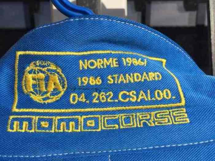 Combinaison pilote Auto Momo Corse Hom.FIA et FFSA 2