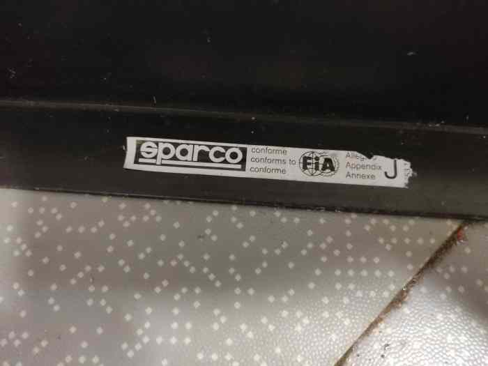 Supports siège baquets Sparco fia annexe j 3
