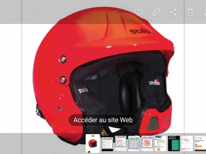 Casque stilo wrc sa 2010 orange