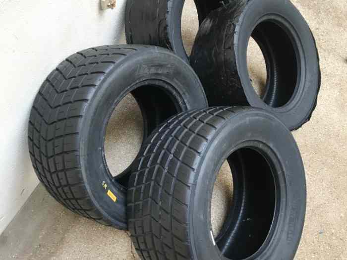 4 pneus Pluie 13 pouces PIRELLI neufs à 90% (équivalent P412) 1