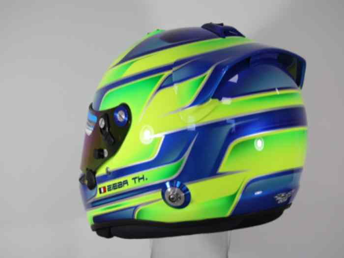 Casque arai GP 6S Hans , taille M , peinture BS design 1