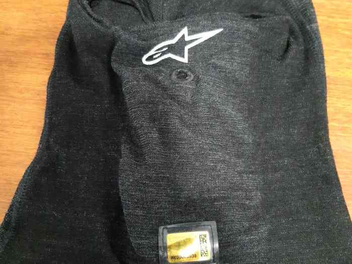 Cagoule Alpinestars ignifugée noire 1