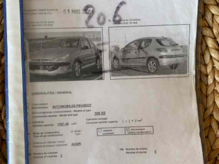 Cahier homologation 206 GrA