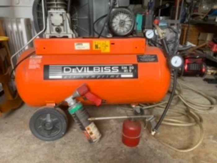 compresseur 100 litres devilbiss . bra...