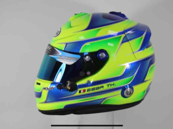 Casque arai GP 6S Hans , taille M , peinture BS design 2