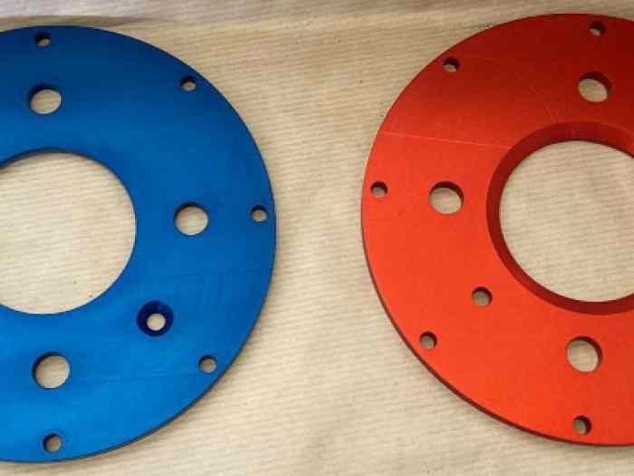 Kit disques de frein sur bols 288x28 pour étriers Brembo 2