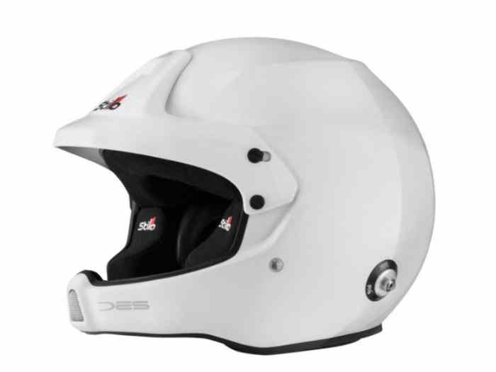 CASQUE STILO WRC DES RALLYE FIA 8859-2015 BLANC/MOUSSES NOIRES 3