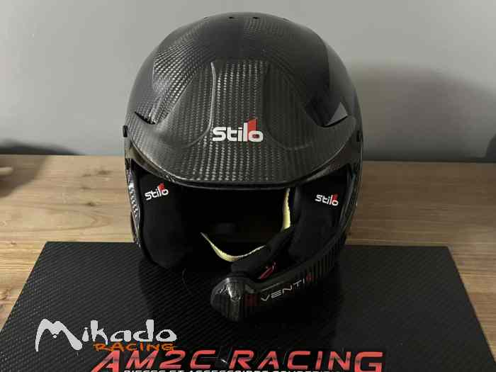 CASQUE STILO VENTI 4 WRC RALLYE FIA 8859-24 SA2025 CARBONE 0