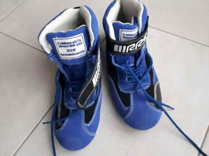 Bottines Pilote RRS FIA bleues 0