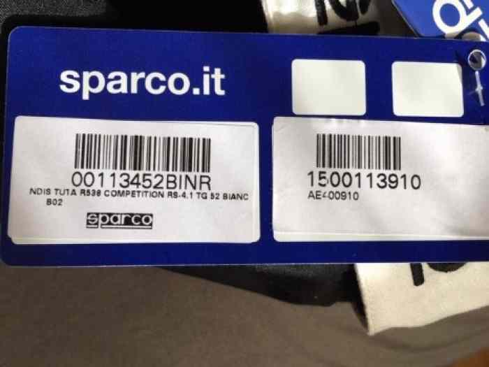 Combinaison Sparco 2