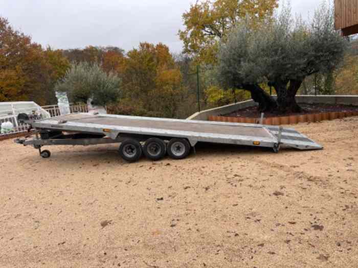 Remorque bateson PT 66 triple essieux 0