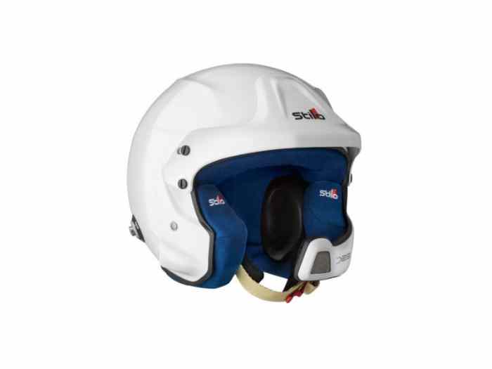 CASQUE STILO WRC DES RALLY COMPOSITE FIA 8859-2015 BLANC/MOUSSES BLEU 3