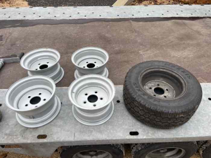 Remorque bateson PT 66 triple essieux 4