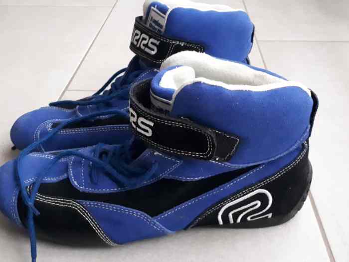Bottines Pilote RRS FIA bleues 1