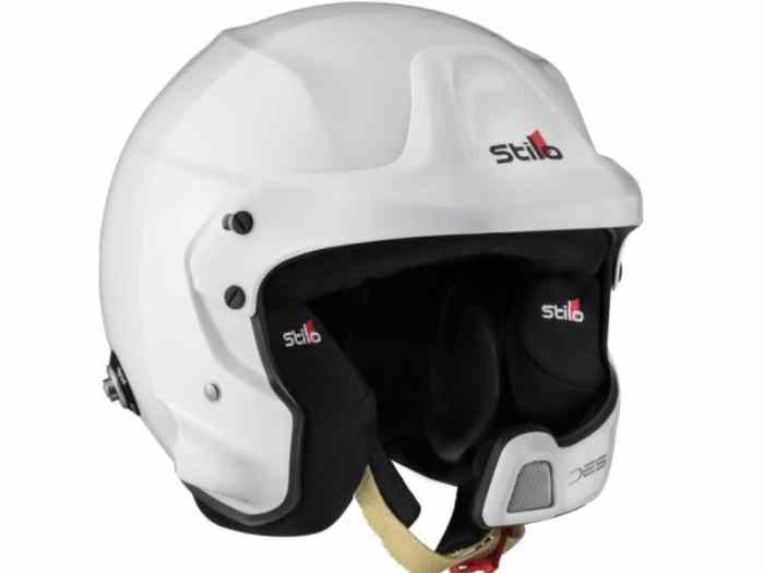 CASQUE STILO WRC DES RALLYE FIA 8859-2015 BLANC/MOUSSES NOIRES 2