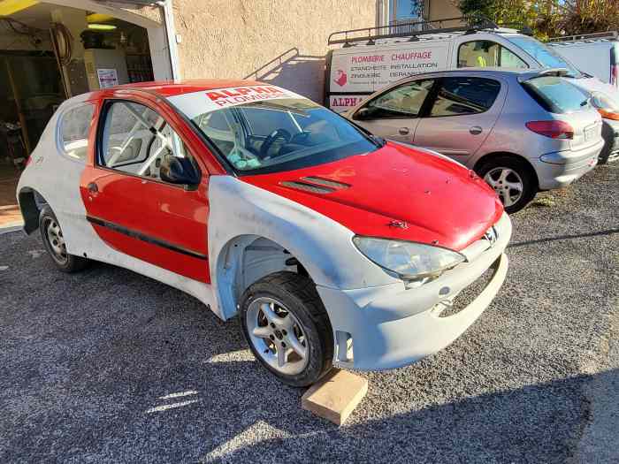 Caisse 206 RC peugeot sport Gros arceau cage matter 0